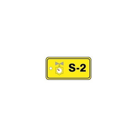 Accuform RP-Plastic, 8 in Width, 0.075 in Height, , 5 PK TDJ302VPM